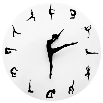 Часы мужские, наручные, с изображением четырех поз йоги на циферблате