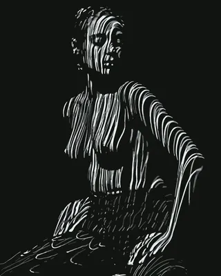 Картина по номерам черно белая, девушка, 18 плюс, для взрослых, чб - купить  с доставкой по выгодным ценам в интернет-магазине OZON (995788825)