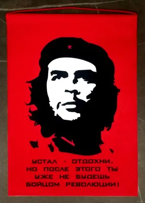ᐉ Табличка металлическая Че Гевара/Che Guevara Comandante 20x30 см