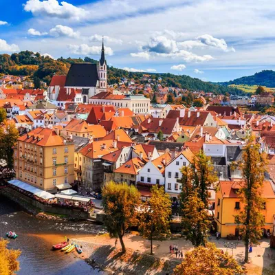 Скачать обои Пейзаж Старинные замки Karl Illini, замок Карлштейн, Чехия на  рабочий стол 1280x1024