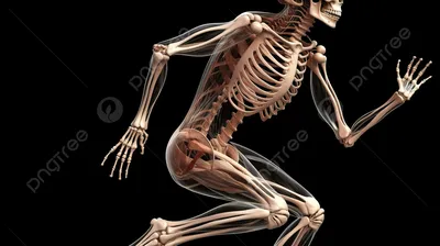 Человеческий скелет в полный рост» — создано в Шедевруме