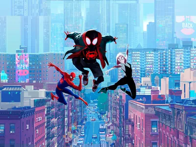 Купить постер (плакат) Spider-Man: Into the Spider-Verse на стену (артикул  108774)