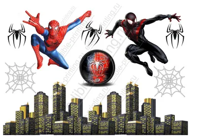 Вафельная печать на торт Человека паука Spider Man (ID#213215004), цена: 7  руб., купить на Deal.by