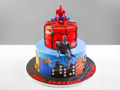 Человек паук на торт