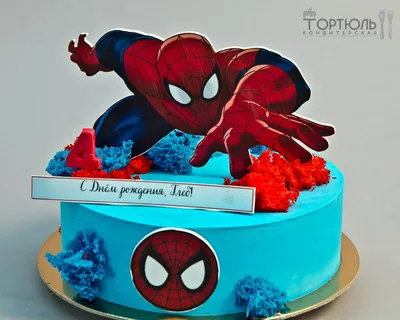 Торт мальчику на 5 лет человек паук | Торт, Тематические торты, Торт на  день рождения