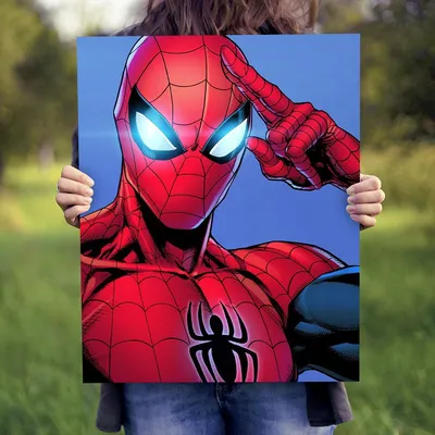Фотообои детские флизелиновые - человек паук Marvel spider man - 300 x  270см - Обои винил на флизелине моющиеся для девочки или мальчика. - купить  по выгодной цене в интернет-магазине OZON (614721658)