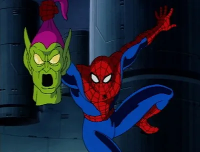 Светлый костюм из мультфильма Человек-паук \"Через вселенные\"