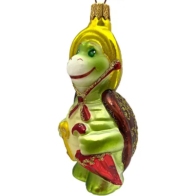 Стеклянное елочное украшение «Черепаха Тортилла» — купить в  интернет-магазине.