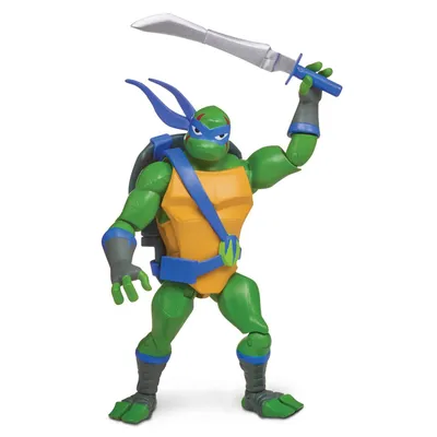Turtles черепашки-ниндзя фигурка леонардо с боевым панцирем 80826 / цвет  зеленый, синий купить в Ставрополе