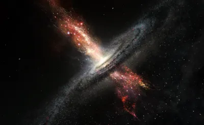 NASA показала, как выглядит супермассивная черная дыра