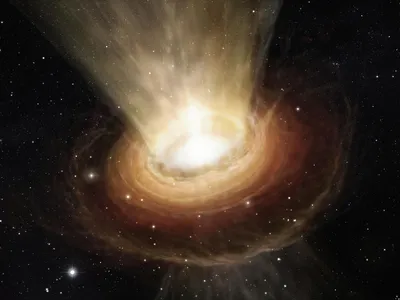 Черная дыра «выплюнула» разорванную звезду через три года после поглощения