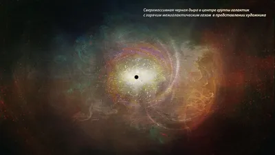 Черная дыра в центре нашей Галактики на первых фото | Gamebomb.ru