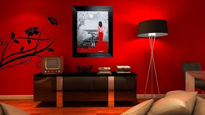 лампасы чёрно-красные с люрексом арт.15181-red, цена за рулон(25метров)