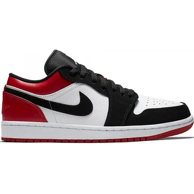 Кроссовки Nike Air Jordan чёрно-красные подростковые / мужские | AliExpress