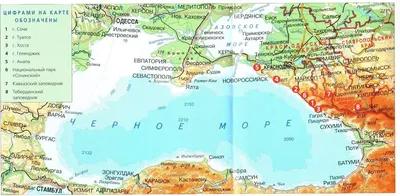 Левое побережье черного моря - 64 фото