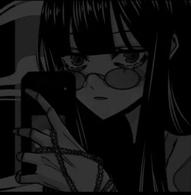 Чёрные недоавы | Dark anime girl, Dark anime, Emo anime girl
