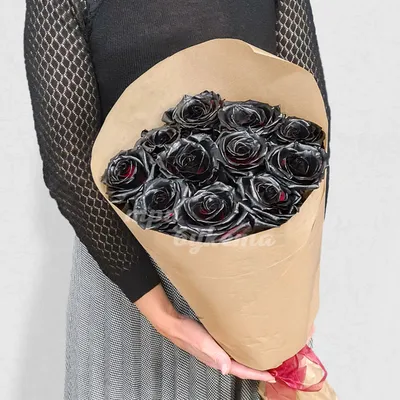 ᐉ Купить Букет белых и черных роз в Астане (Нур-Султан) — Интернет-магазин  AstanaZakazBuketov