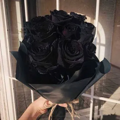 Купить 35 черных роз в коробке по цене 6 300грн. от LaVanda