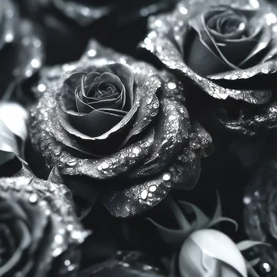 ᐉ Купить черные розы в коробке с белыми в Капшагае — Интернет-магазин  KapchagayZakazBuketov