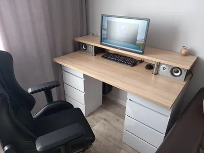Самодельный компьютерный стол | Пикабу