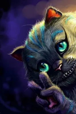 Чеширский Кот - Обои для iPhone | Cheshire cat alice in wonderland,  Cheshire cat wallpaper, Cheshire cat art