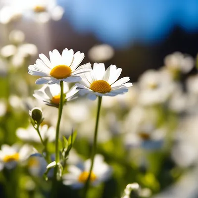 Чёткие цветы, белый фон с …» — создано в Шедевруме