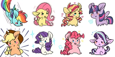 Chibi My Little Pony Pinkie Pie\" Sticker for Sale by SeraCross | Redbubble