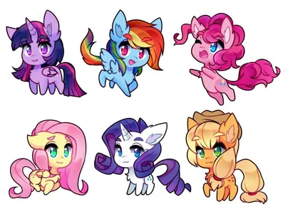 My Little Pony Friendship is Magic Photo: excessively chibi ponies | My  little pony friendship, Little pony, My little pony