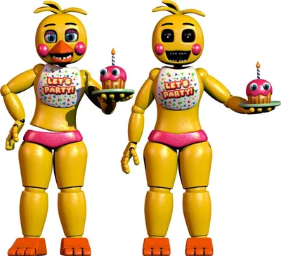 STL file FNAF Toy Chica animatronic head 🦸・3D printable model to  download・Cults