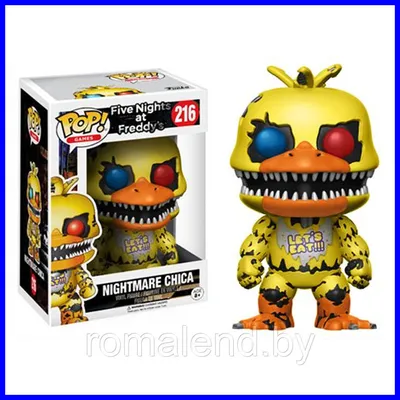 Игрушка Аниматроник Чика со светом (Chica Five Nights at Freddy's Funko  Pop) (аналог) (ID#94626095), цена: 10 руб., купить на Deal.by