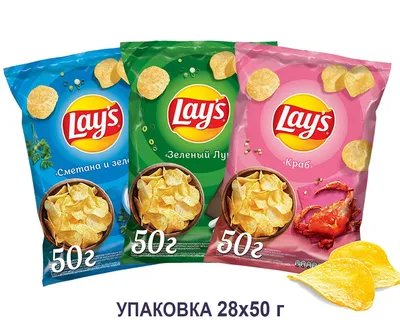 Чипсы Lays Зеленый лук, Краб, Сметана и зелень, 37 г. Lay's 163904240  купить за 270 ₽ в интернет-магазине Wildberries