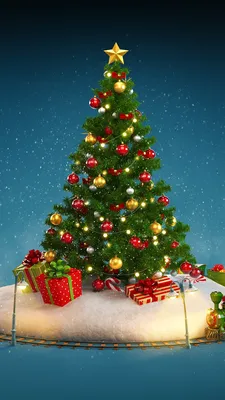 Images Christmas Christmas tree present 1080x1920