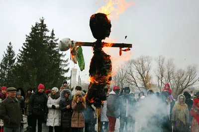 Купить чучело Масленицы для сжигания в Москве и Области | Art-Active