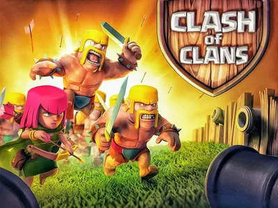 Торт «Фанату Clash of Clans»