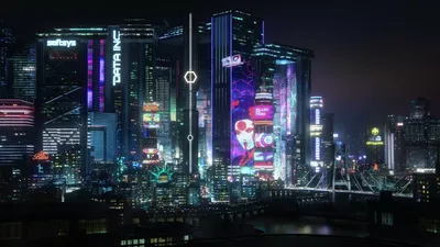 Video wallpaper Night City - Cyberpunk 2077 (4K stabilized) (Games)