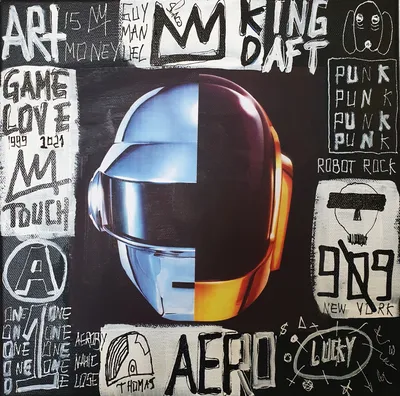 My piece for the Daft Punk Anthropology Zine - Happy 909 Day everyone :) :  r/DaftPunk