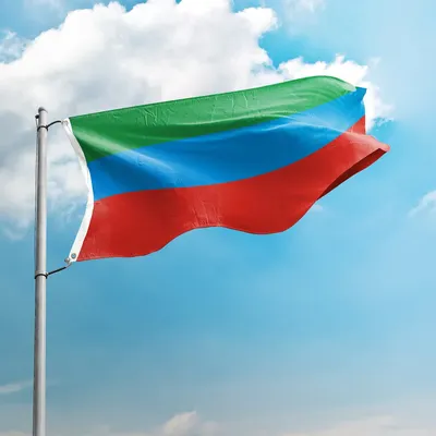 Флаг Дагестана 135х90см. купить в Москве