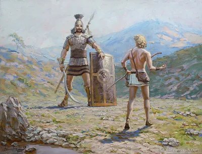 Давид и Голиаф (Даниеле да Вольтерра) — Википедия