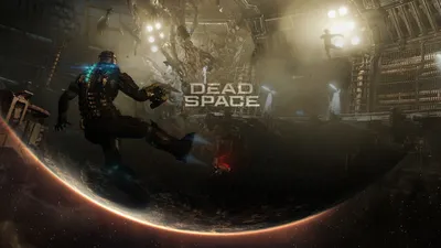 Обои dead space, космос, айзек кларк, isaac на рабочий стол