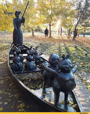 Скульптура «Дед Мазай и зайцы» исчезла из Некрасовского парка | События |  Город | АиФ Санкт-Петербург