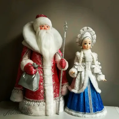 Дед Мороз и Снегурочка с кроликом – заказать на Ярмарке Мастеров – SBVAIRU  | Дед Мороз и Снегурочка, Дзержинский