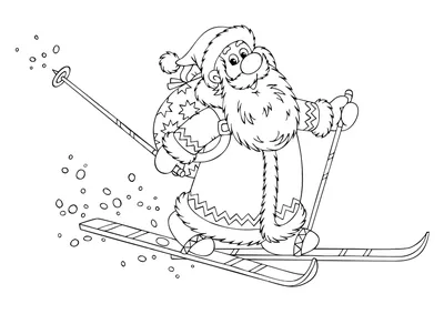 Дед Мороз \"На лыжах\" в бордовом костюме, 17 см (3555383) - Купить по цене  от 299.00 руб. | Интернет магазин SIMA-LAND.RU