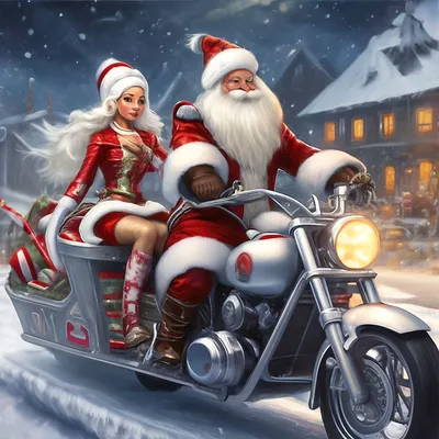 В Гомеле Деды Морозы и Снегурочки на мотоциклах и с подарками посетили дом  ребёнка в Волотове
