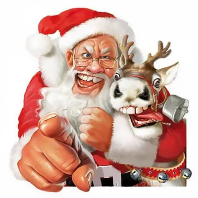 Смешно пьяный Дед Мороз с наручниками сидит в кресле на фоне кирпича ::  Стоковая фотография :: Pixel-Shot Studio