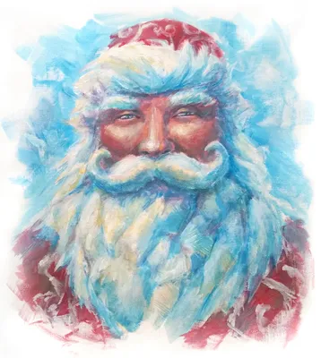 Как Нарисовать Деда Мороза (53 Фото)