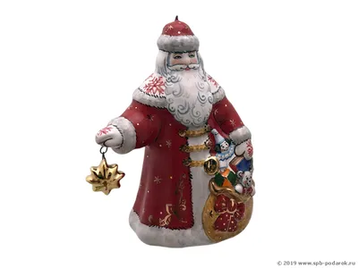 Кукла Дед Мороз с мешком подарков на Новый год – купить в интернет-магазине  HobbyPortal.ru с доставкой