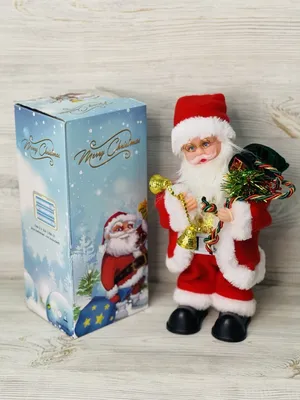 Дед Мороз с мешком подарков, 42 см