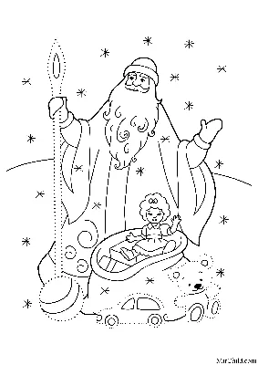 Дед Мороз с мешком подарков в интернет-магазине Ярмарка Мастеров по цене  5000 ₽ – SA8ZEBY | Дед Мороз и Снегурочка, Покров - доставка по России