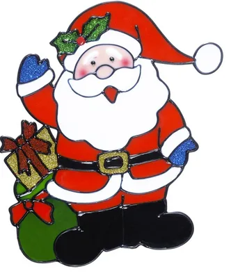 Дед мороз с мешком подарков 'С Новым годом' (130гр) 25шт - Покровский  пряник подарочные пряники, сувенирные медовые пряники