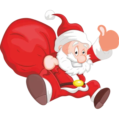 Открытка. Дед Мороз с мешком подарков – Книжный интернет-магазин Kniga.lv  Polaris